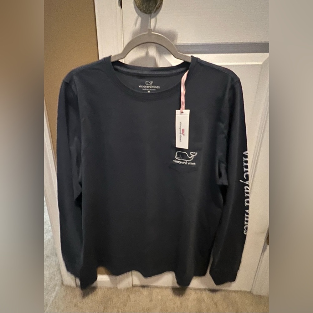 Vineyard Vines Women’s Navy Long Sleeve Tee NWT